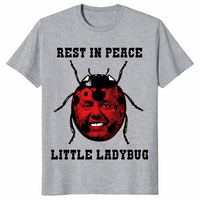 Little ladybug shirt in sport grey