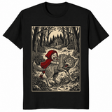 Little Red Riding Hood Humor Of Inverted Stories T-Shirt | Book Gift | Cuccico