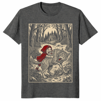 Little Red Riding Hood Humor Of Inverted Stories T-Shirt | Book Gift | Cuccico