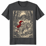 Little Red Riding Hood Humor Of Inverted Stories T-Shirt | Book Gift | Cuccico