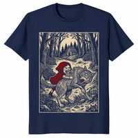 Little Red Riding Hood Humor Of Inverted Stories T-Shirt | Book Gift | Cuccico