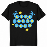 Live laugh leon shirt in black