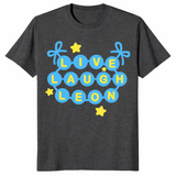 Live laugh leon shirt in dark heather grey