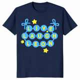 Live laugh leon shirt in navy