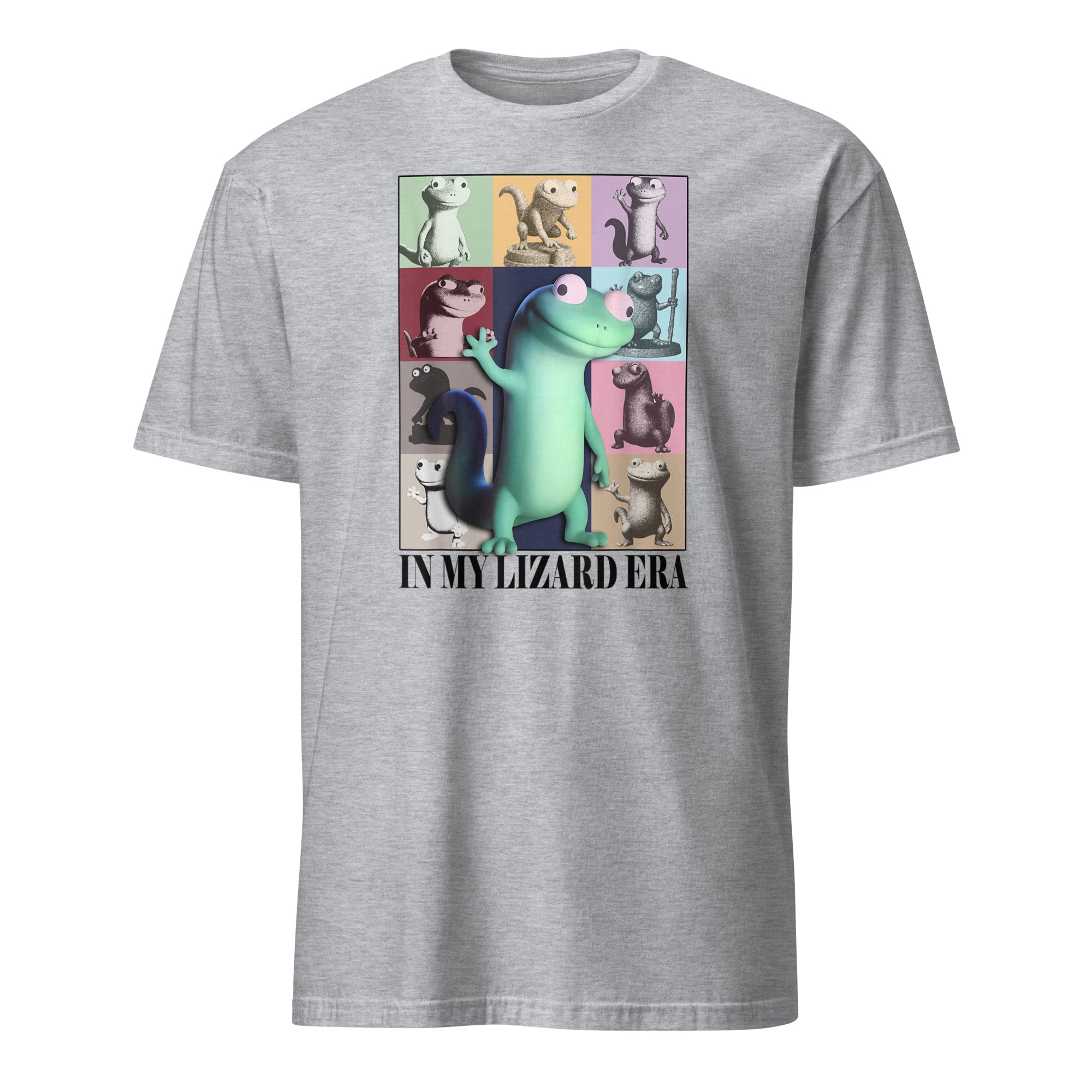 Sport Grey Lizard Lizard Lizard Meme T-Shirt with Funny Weirdcore Animal design for Gen Z