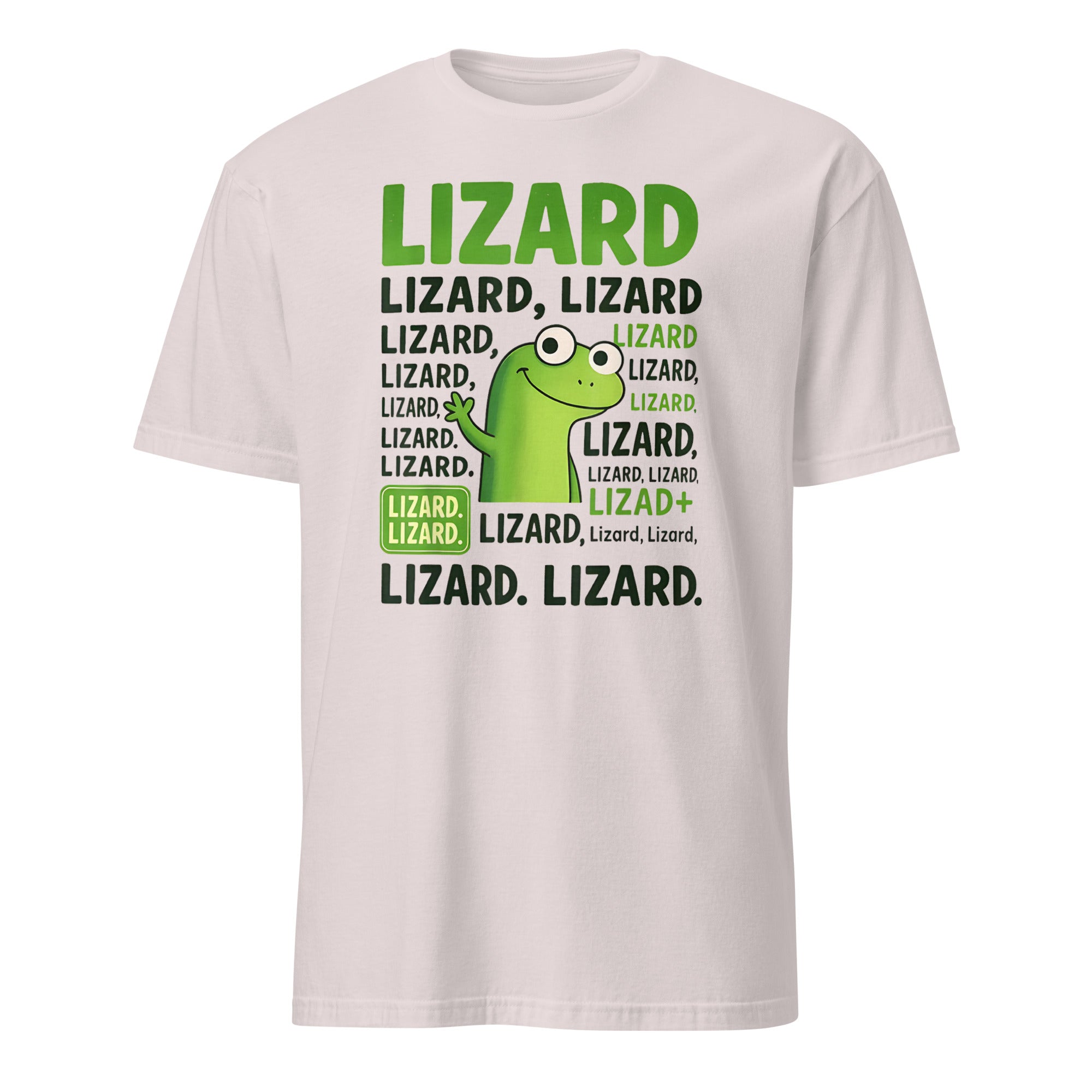 Ice Grey Lizard Lizard Lizard Meme T-Shirt with Funny Weirdcore Animal design for Gen Z