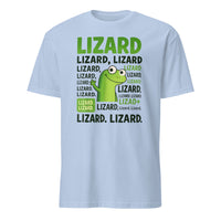 Light Blue Lizard Lizard Lizard Meme T-Shirt with Funny Weirdcore Animal design for Gen Z