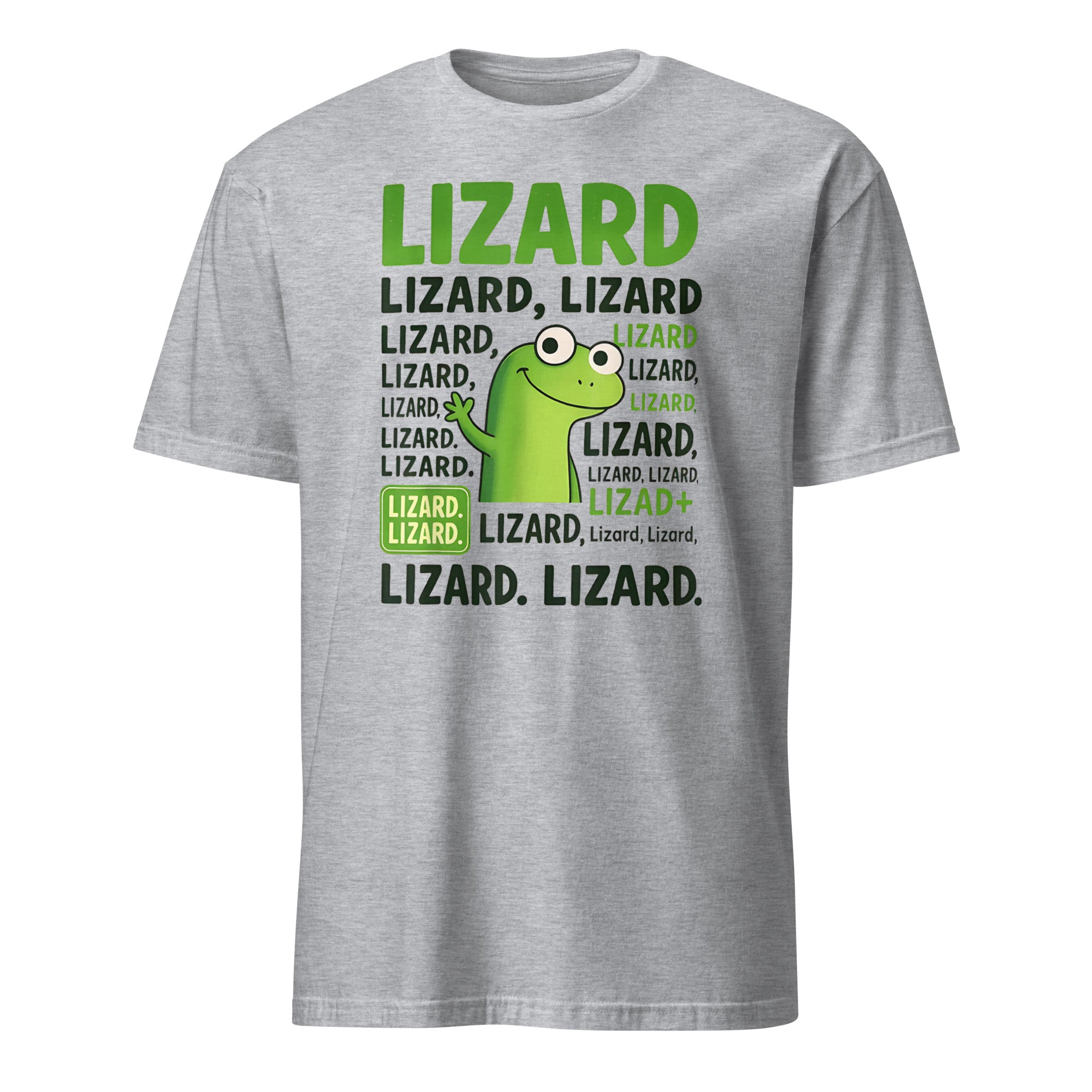 Sport Grey Lizard Lizard Lizard Meme T-Shirt with Funny Weirdcore Animal design for Gen Z