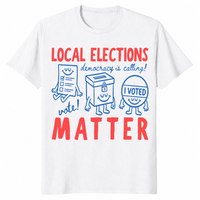 Local elections matter shirt in white
