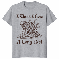 Long Rest Shirt in sport grey
