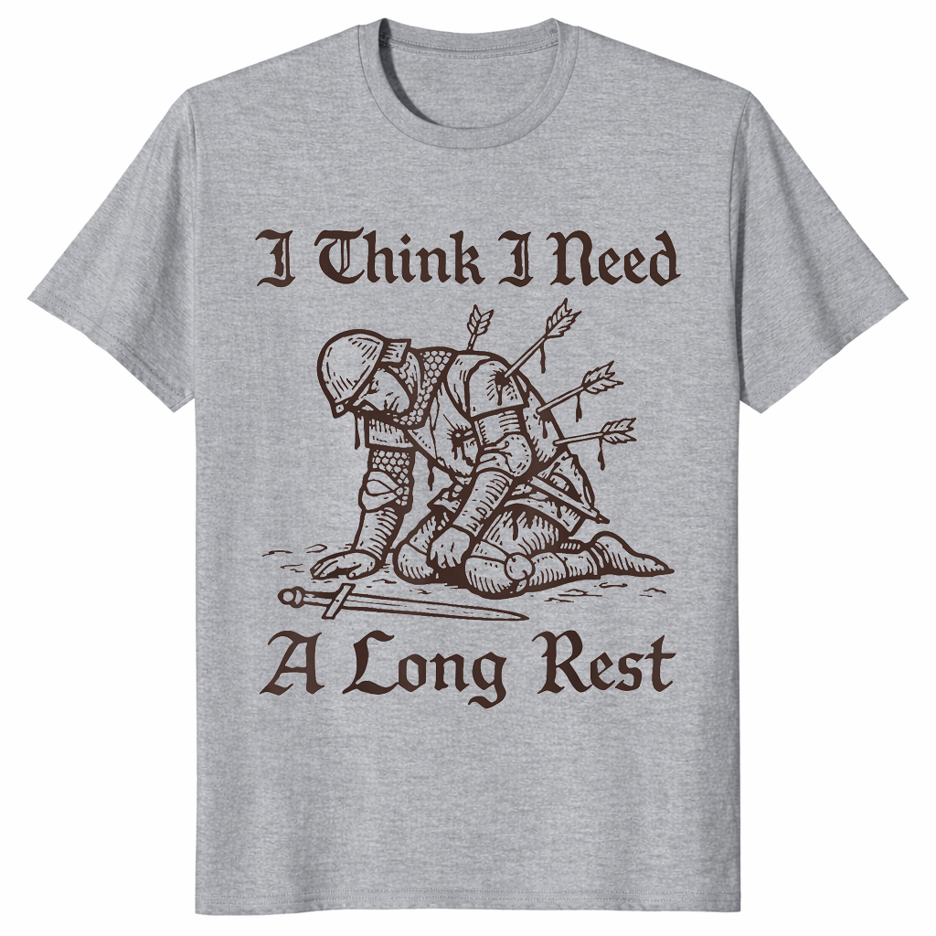Long Rest Shirt in sport grey