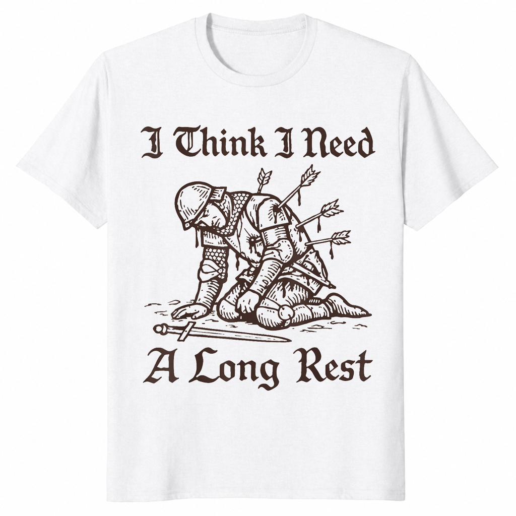 	Long Rest Shirt in white