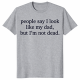 Look Like My Dad shirt in sport grey