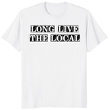 "Louis Dunford Long Live The Local T-Shirt in White by Cuccico"