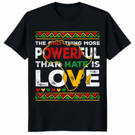 Love More Powerful Than Hate Shirt trending design shirt