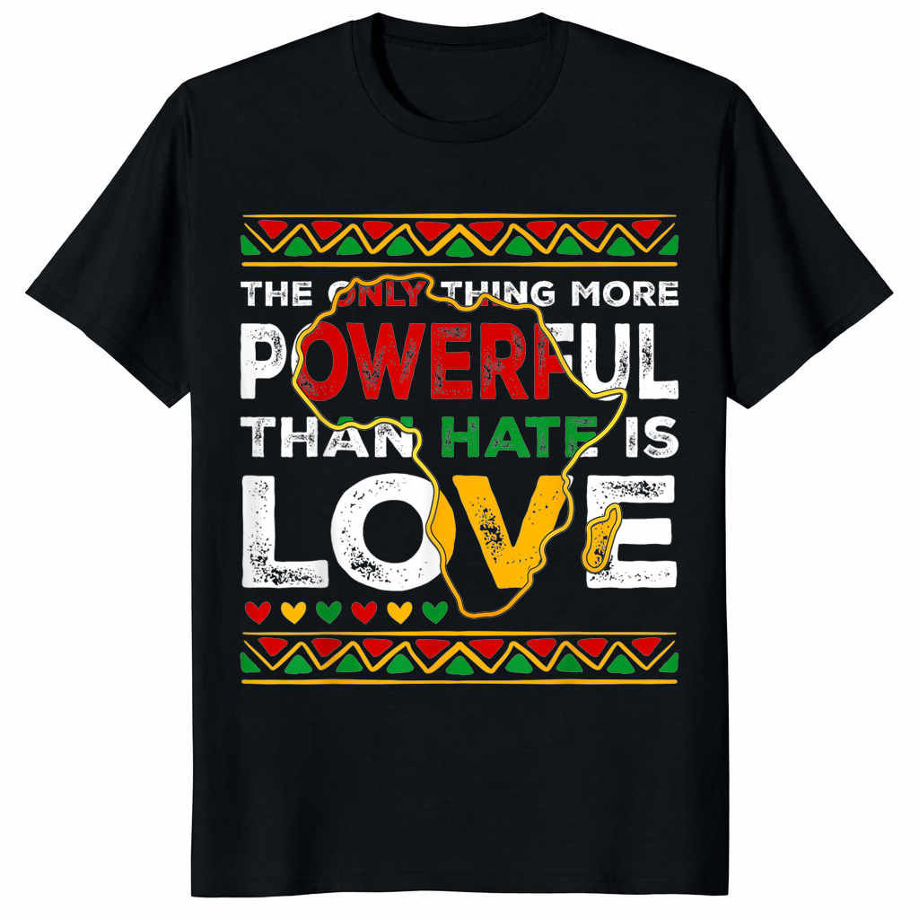 Love More Powerful Than Hate Shirt trending design shirt