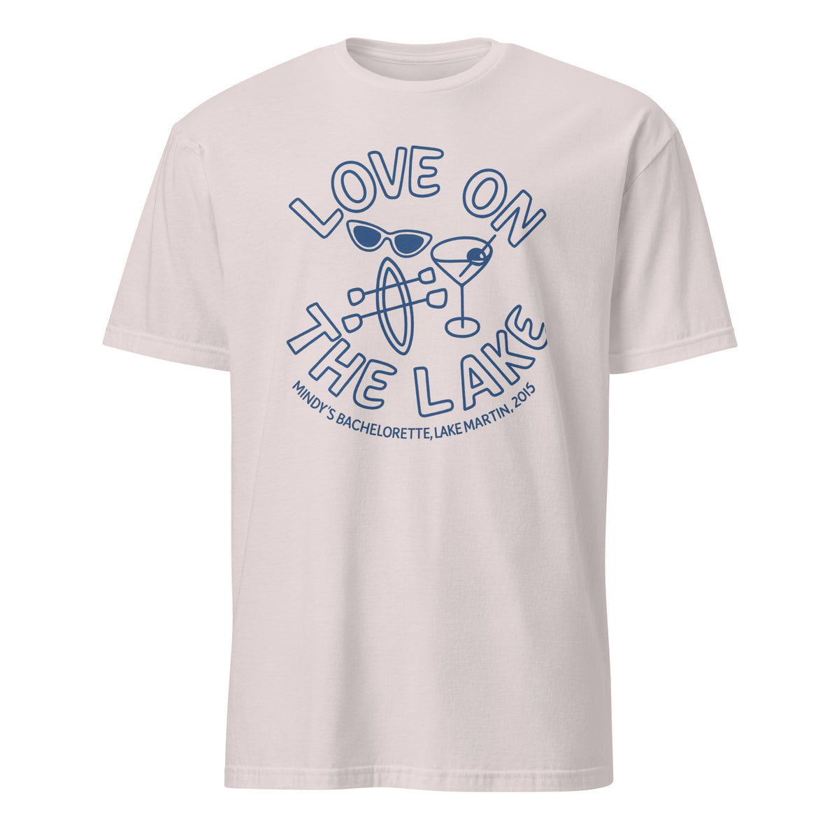 Love on the Lake Bachelorette Party Shirt – Custom Martini Girl Trip | Camp Bride Tees | Cuccico Design