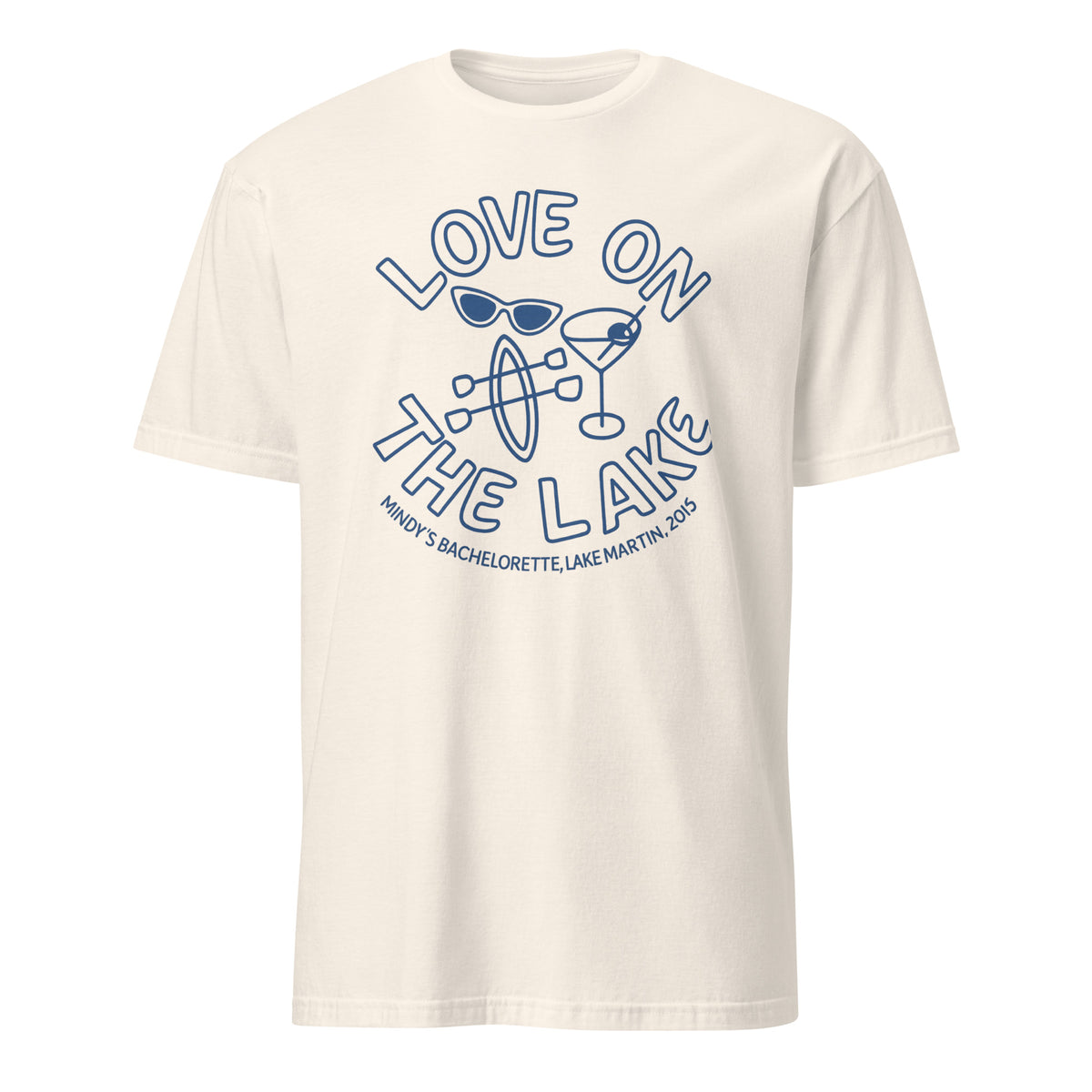 Love on the Lake Bachelorette Party Shirt – Custom Martini Girl Trip | Camp Bride Tees | Cuccico Design