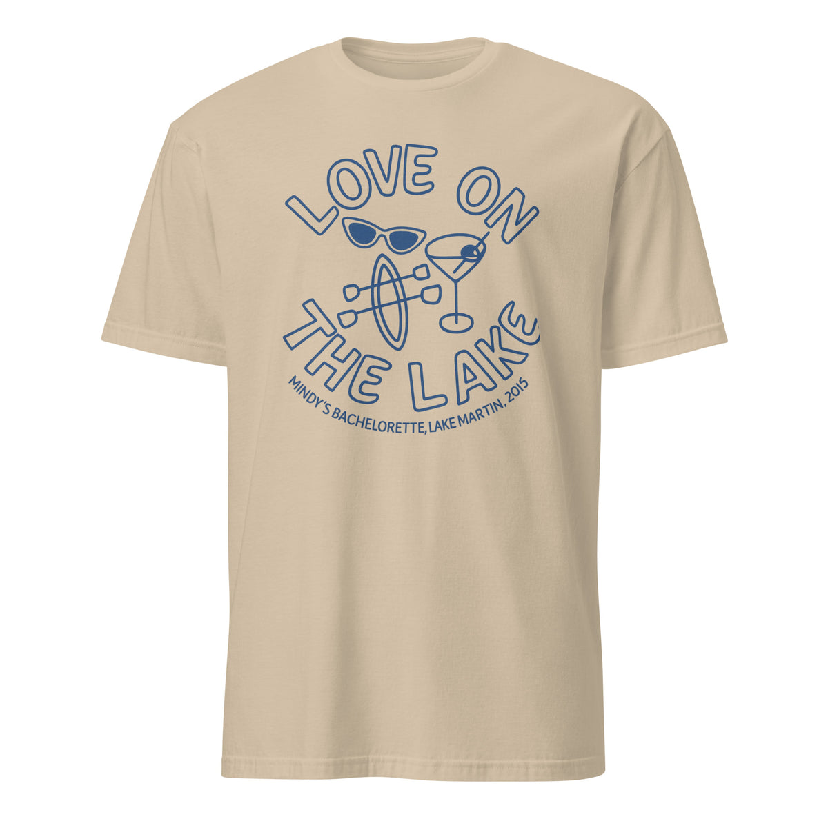 Love on the Lake Bachelorette Party Shirt – Custom Martini Girl Trip | Camp Bride Tees | Cuccico Design