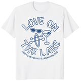 Love on the Lake Bachelorette Party Shirt – Custom Martini Girl Trip | Camp Bride Tees | Cuccico Design