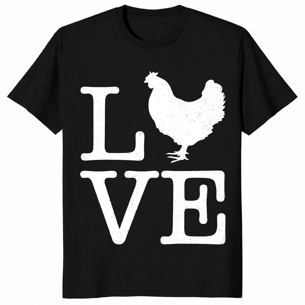 Love The Cock shirt in black