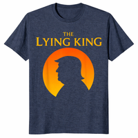 Lying King Shirt in heather navy