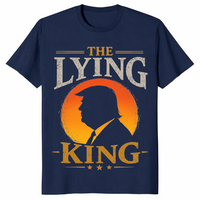 Lying king tee in navy