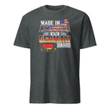 Cuccico Made In America With German Parts Shirt – Funny German Heritage Tee | Cuccico
