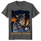 Magyar Birds Viking Cat Hungarian Warrior Graphic Shirt | Cuccico
