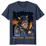 Magyar Birds Viking Cat Hungarian Warrior Graphic Shirt | Cuccico