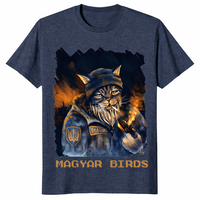 Magyar Birds Viking Cat Hungarian Warrior Graphic Shirt | Cuccico