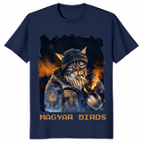 Magyar Birds Viking Cat Hungarian Warrior Graphic Shirt | Cuccico