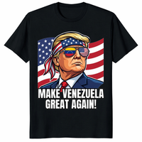 Make Venezuela Great Again Parody T-Shirt – Funny Trump Flag Political Tee | Cuccico