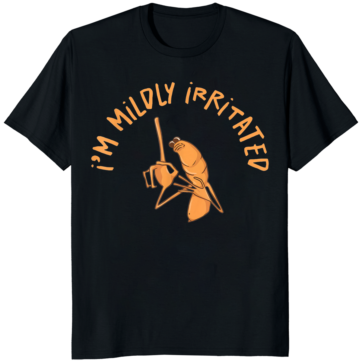 I'm Mildly Irritated Marcus The Worm Funny Marcus Robert T-Shirt | Cuccico