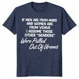 If men are from Mars and women are from Venus, other genders shirt