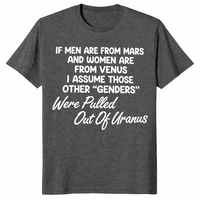 Mars and Venus shirt, planet pun LGBTQ friendly unisex T-shirt