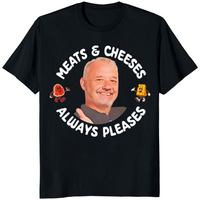Meats And Cheeses Always Pleases Shirt – Bob Mortimer Funny T-Shirt | Cuccico