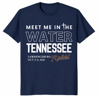 Meet me in the water shirt in navy