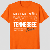 Meet me in the water shirt in red