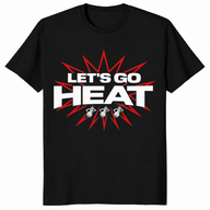 Miami heat t-shirt in black