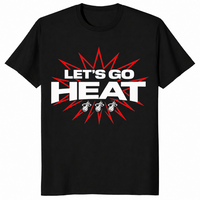 Miami heat t-shirt in black