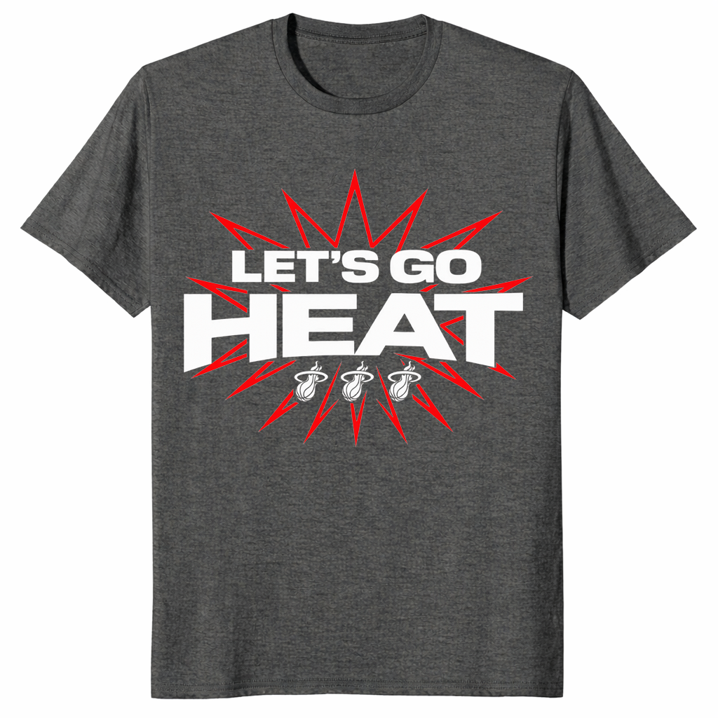 Miami heat t-shirt in dark heather