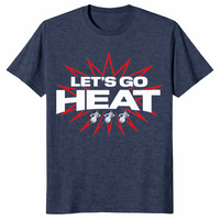 Miami heat t-shirt in heather navy