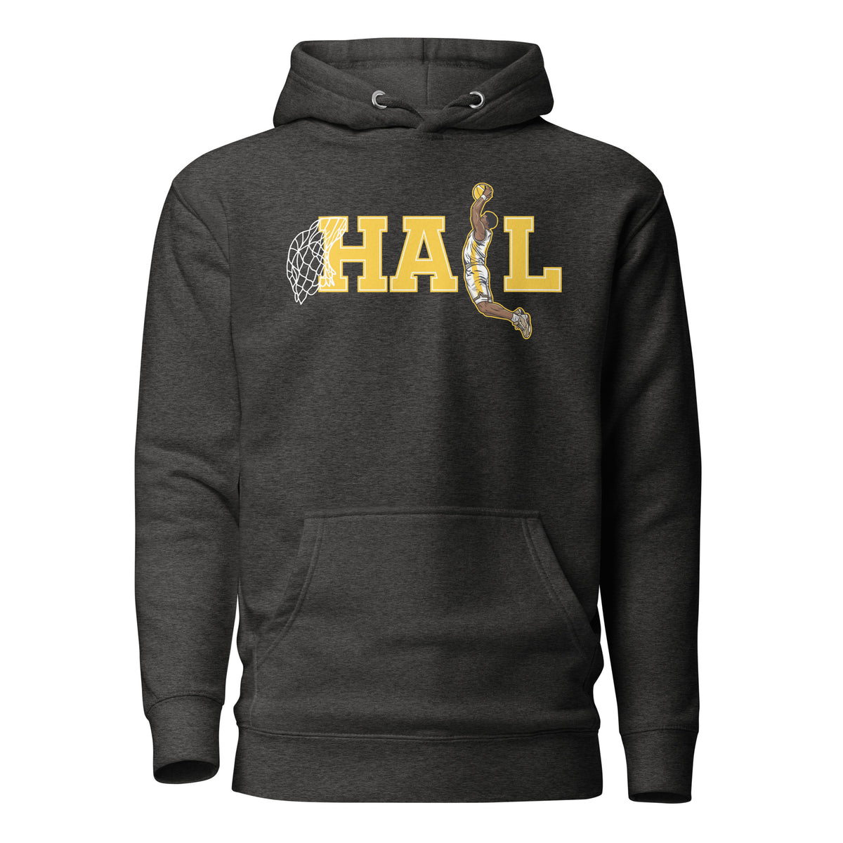 Michigan Wolverines fan hoodie flat lay for basketball season apparel
