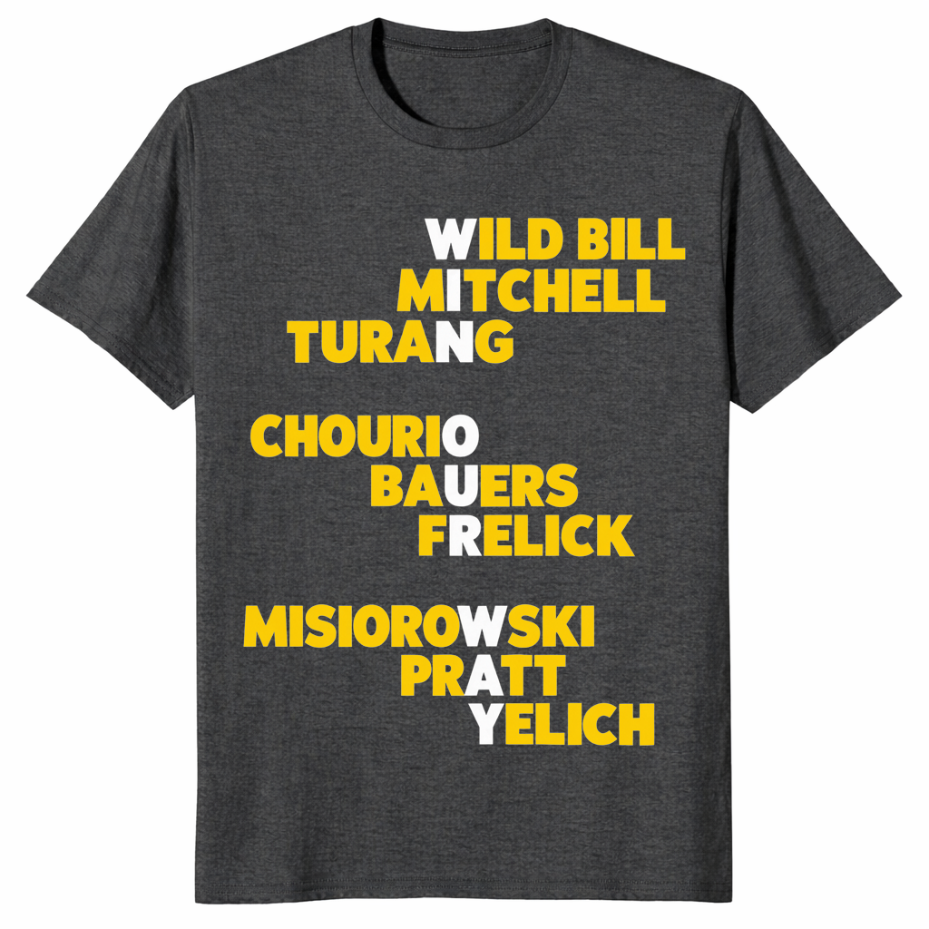 Milwaukee baseball shirt in dark heather grey, win our way hometown fan tee