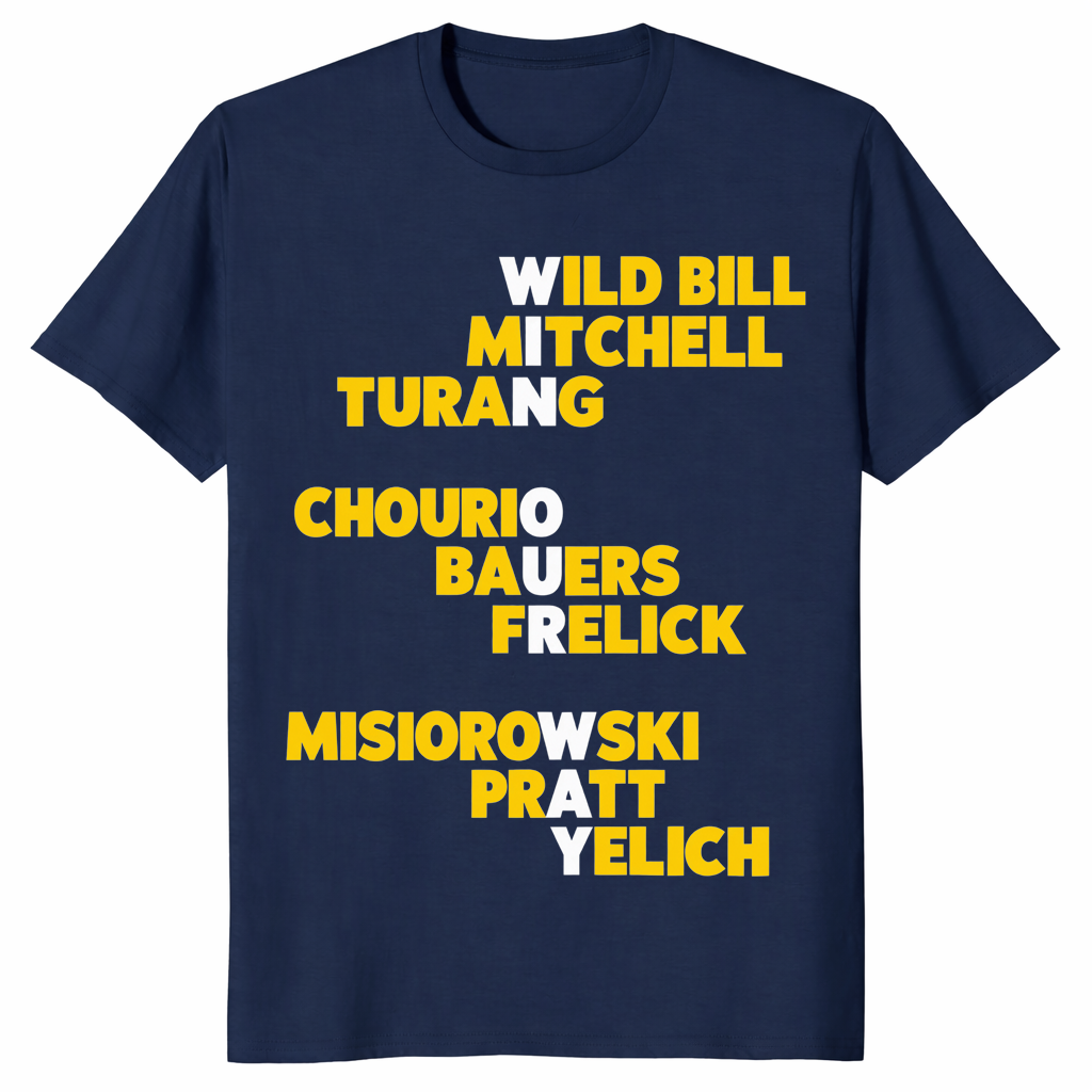 Milwaukee baseball shirt in navy, win our way hometown fan tee