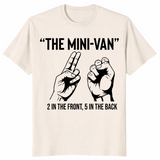 Minivan 2 front 5 back shirt natural
