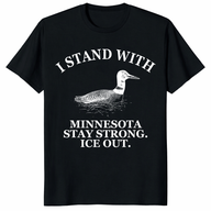 Minnesota Ice Out Shirt featuring bold protest design and local Minnesota pride apparel style
