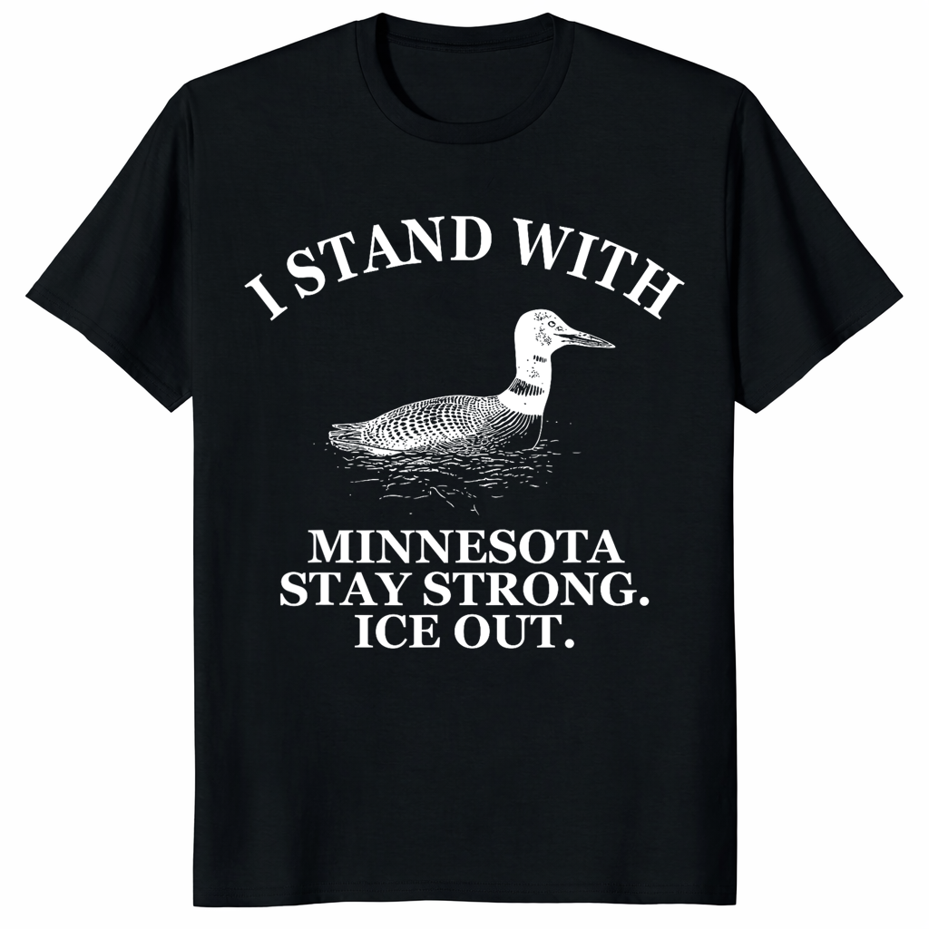 Minnesota Ice Out Shirt featuring bold protest design and local Minnesota pride apparel style
