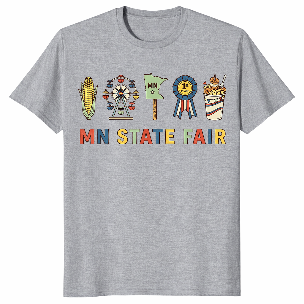 Minnesota State Fair shirt sport grey